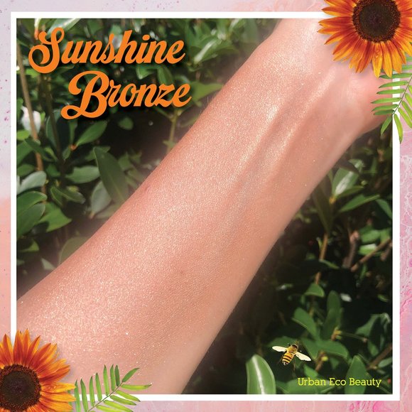 Natural Bronzer Mineral Face and Body Shimmer Powder, Organic / Urban Eco Beauty - Picture 3 of 15